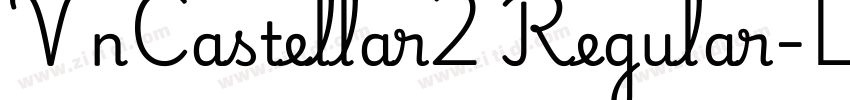 VnCastellar2 Regular字体转换
